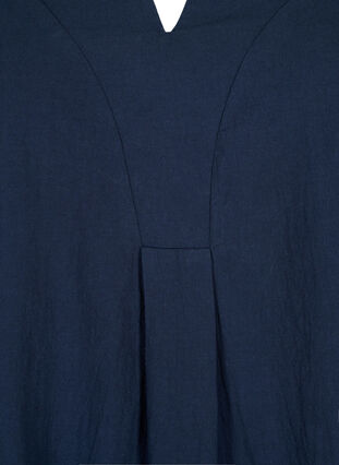 FLASH - Puuvillainen pusero puolipitkillä hihoilla, Navy Blazer, Packshot image number 2
