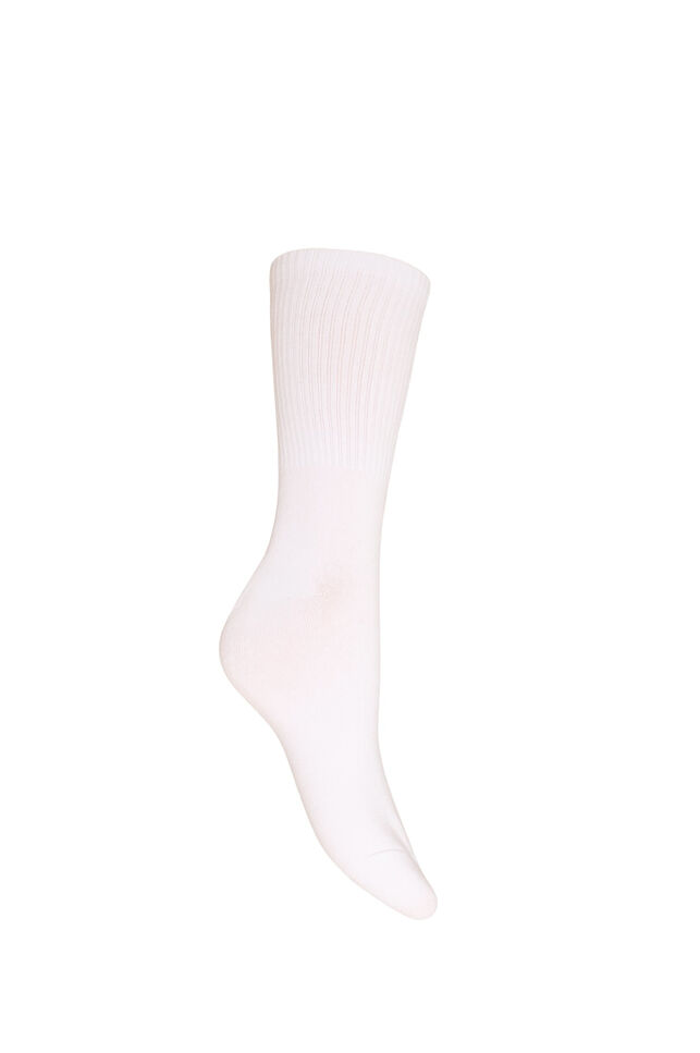 Puuvillasukat kuviolla, Valkoinen, Packshot image number 1
