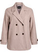 Lyhyt takki kaksoisnapituksella, Beige, Packshot image number 0
