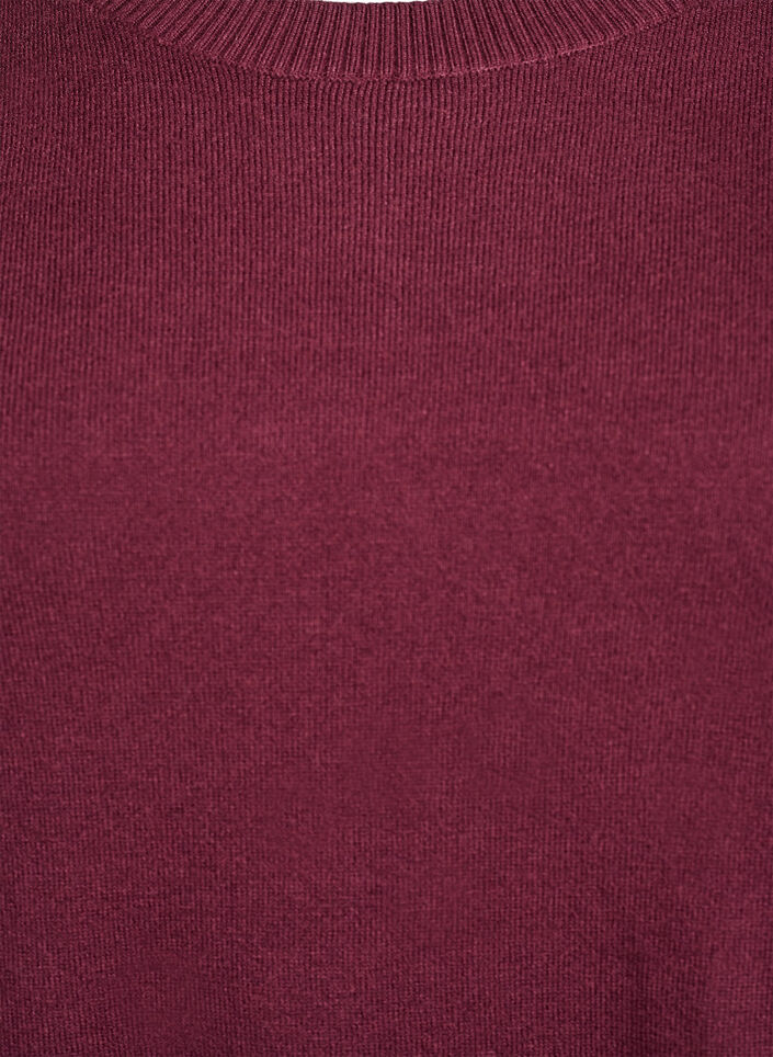 FLASH – Neulepusero, jossa on pyöreä pääntie, Punainen, Packshot image number 2