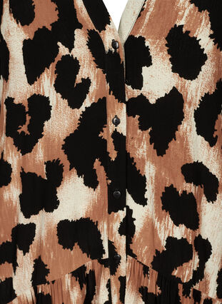 Midimekko leopardikuosilla, Black AOP, Packshot image number 2