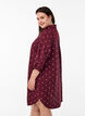 Lyhyt mekko kauluksella ja rintataskulla, Punainen, Model image number 2