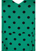 Viskoosinen midimekko pilkuilla, Jolly Green Dot AOP, Packshot image number 2