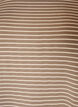 Raidallinen T-paita viskoosista py&ouml;re&auml;ll&auml; p&auml;&auml;ntiell&auml;, Beige, Packshot image number 2