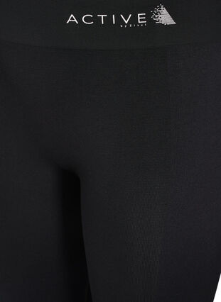 Saumattomat kerrastohousut kuviolla, Black, Packshot image number 2