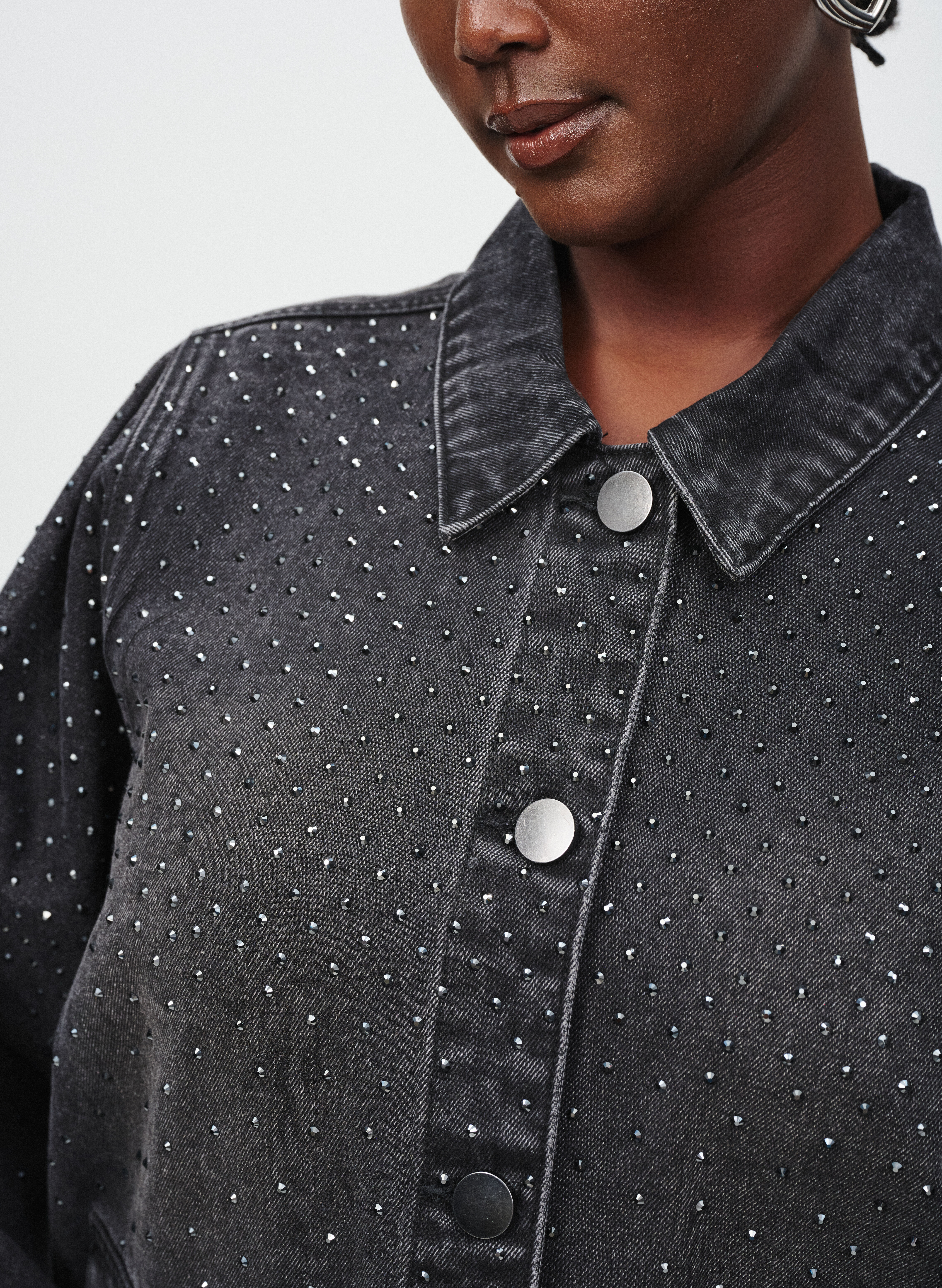 Zizzi Denim, jossa on kiviset yksityiskohdat, , Model