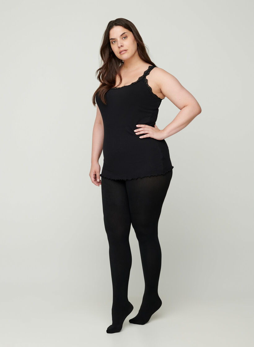L&auml;mp&ouml;sukkahousut , Musta, Model