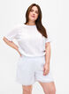 Kuviolliset shortsit, Bright White, Model image number 0