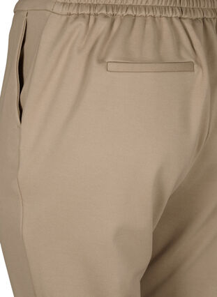Kropatut housut taskuilla, Silver Mink, Packshot image number 3