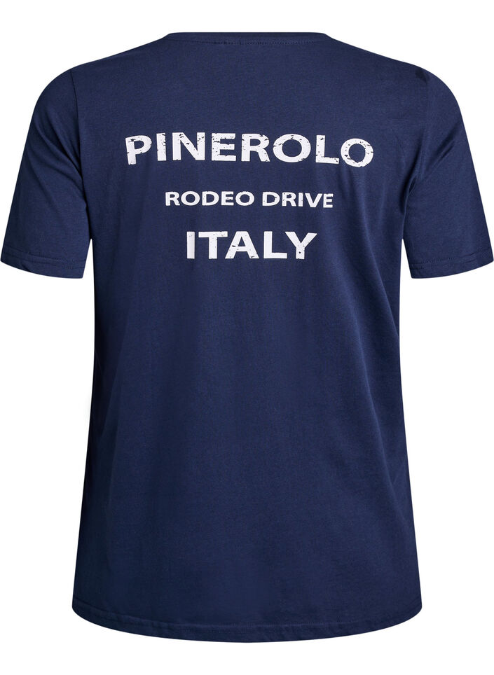 T-paita printill&auml;, Sininen, Packshot image number 1