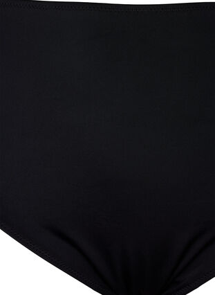Korkeavyötäröiset painokuvioidut bikinihousut, Black, Packshot image number 2