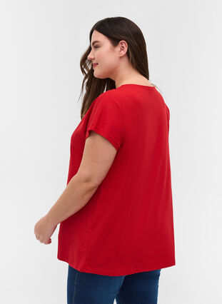 T-paita, Tango Red, Model image number 1