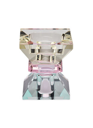 Kynttilänjalka kristallista, Lysegul/Mint Comb, Packshot image number 1