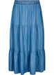 Denim-maxihame r&ouml;yhel&ouml;ill&auml;, Sininen, Packshot image number 0