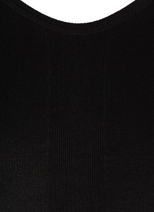 Shapewear-toppi leveillä olkaimilla, Black, Packshot image number 2