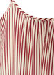 Raidallinen ja A-linjainen kes&auml;mekko, Punainen, Packshot image number 3