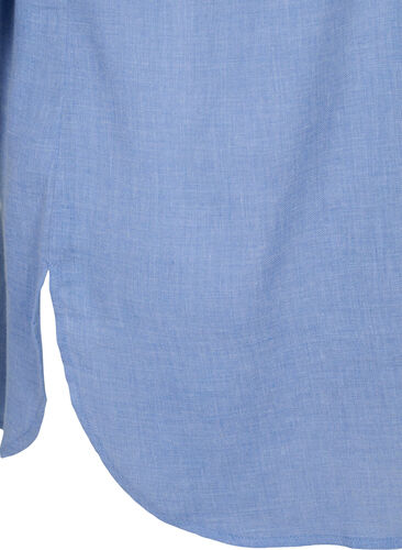 Pitkä paita 3/4-hihoilla ja v-pääntiellä, Ultramarine, Packshot image number 3