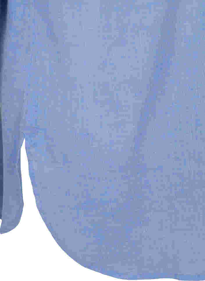 Pitkä paita 3/4-hihoilla ja v-aukolla, Ultramarine, Packshot image number 3