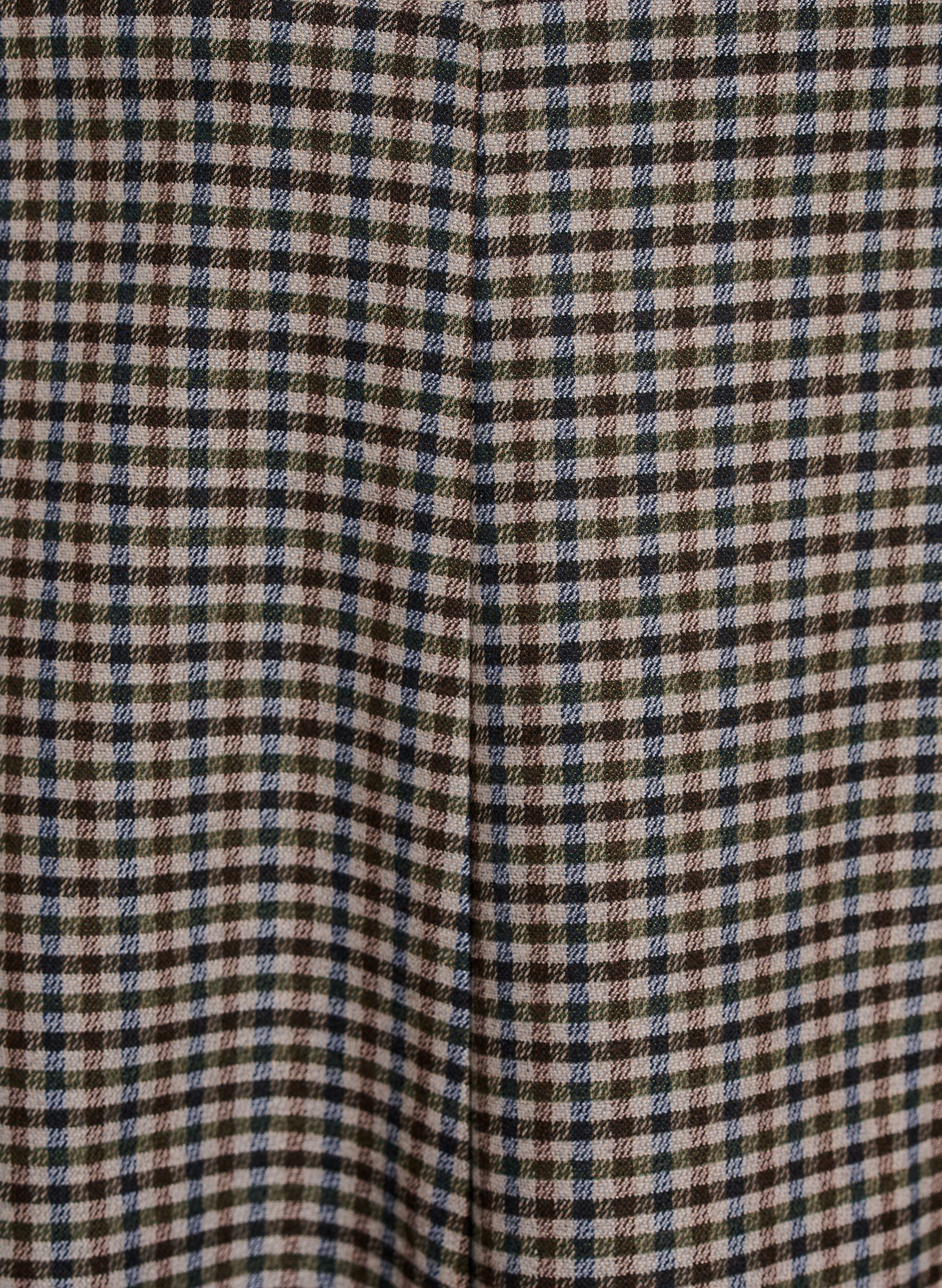 Zizzi Lyhyt A-linjainen hame, Ruskea, Packshot image number 2