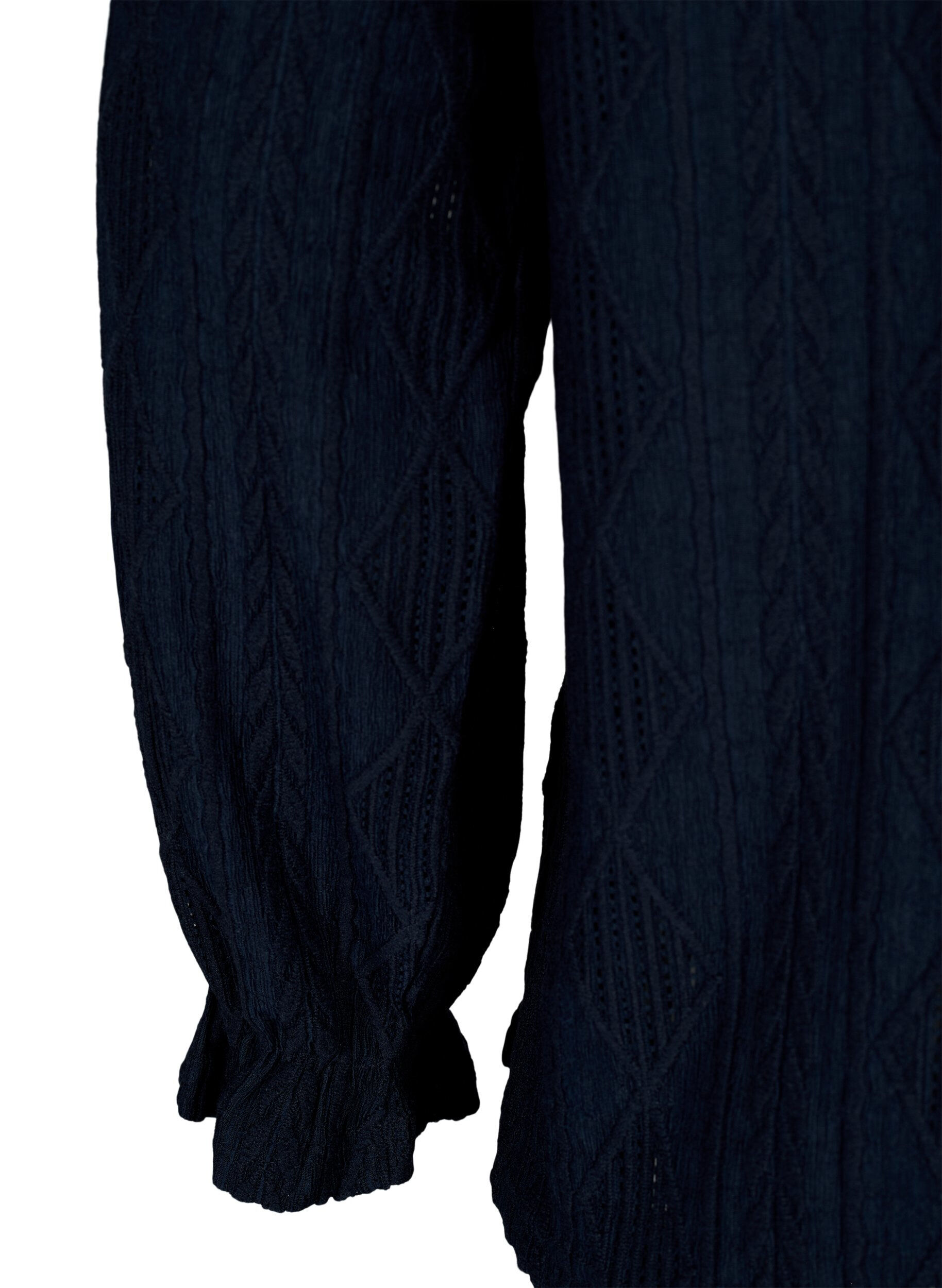 Zizzi Pusero, jossa on r&ouml;yhel&ouml;yksityiskohdat ja s&auml;vy s&auml;vyyn -kuviointi, Night Sky, Packshot image number 3