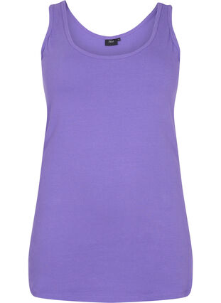 Yksivärinen perus paita puuvillasta, Ultra Violet, Packshot image number 0