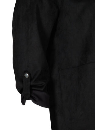 Avoin takki suurilla taskuilla, Black, Packshot image number 2