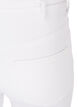Super slim Amy-farkut korkealla vyötäröllä, White, Packshot image number 3