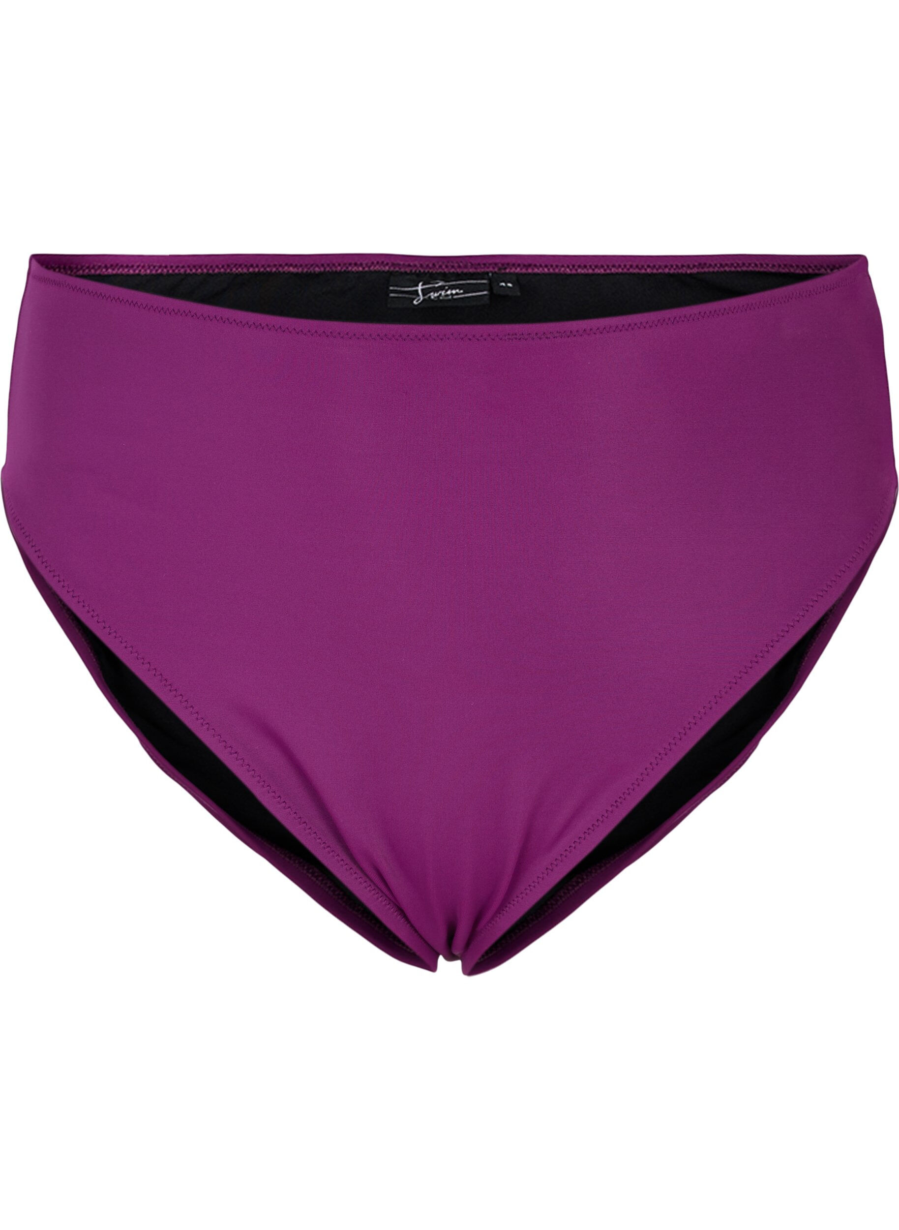 Zizzi Korkeavy&ouml;t&auml;r&auml;inen bikinialaosa , Violetti, Packshot image number 0