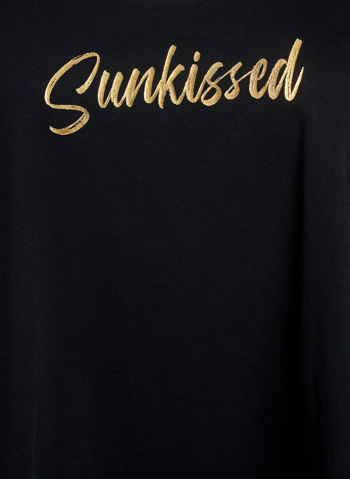 Puuvillatoppi A-mallissa, Musta, Packshot image number 2