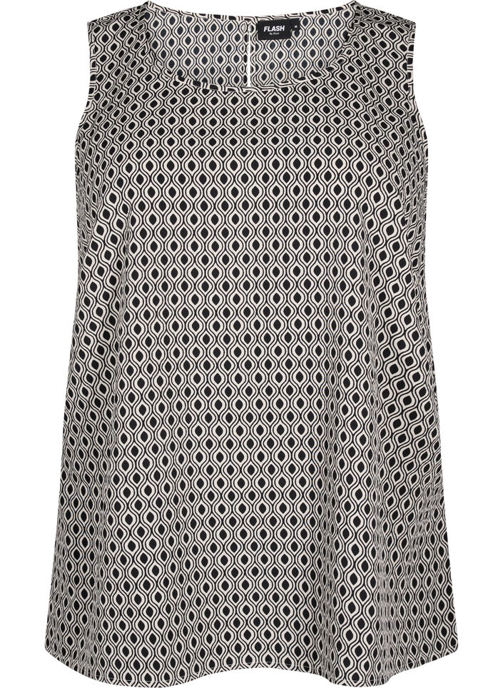 Flash – hihaton toppi printillä, Musta, Packshot image number 0