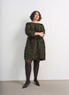 Mekko, jossa on hapsulangat ja tekstuuri, Vihre&auml;, Model image number 1