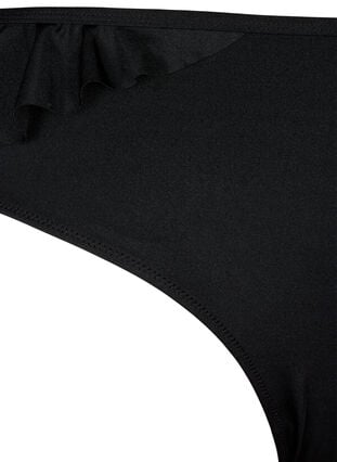 Bikinialaosa röyhelöillä, Black, Packshot image number 2