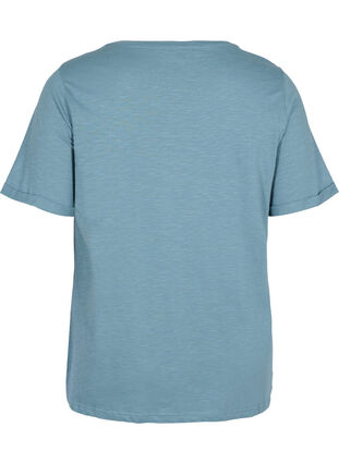 Puuvillainen t-paita lyhyillä hihoilla, Goblin Blue, Packshot image number 1