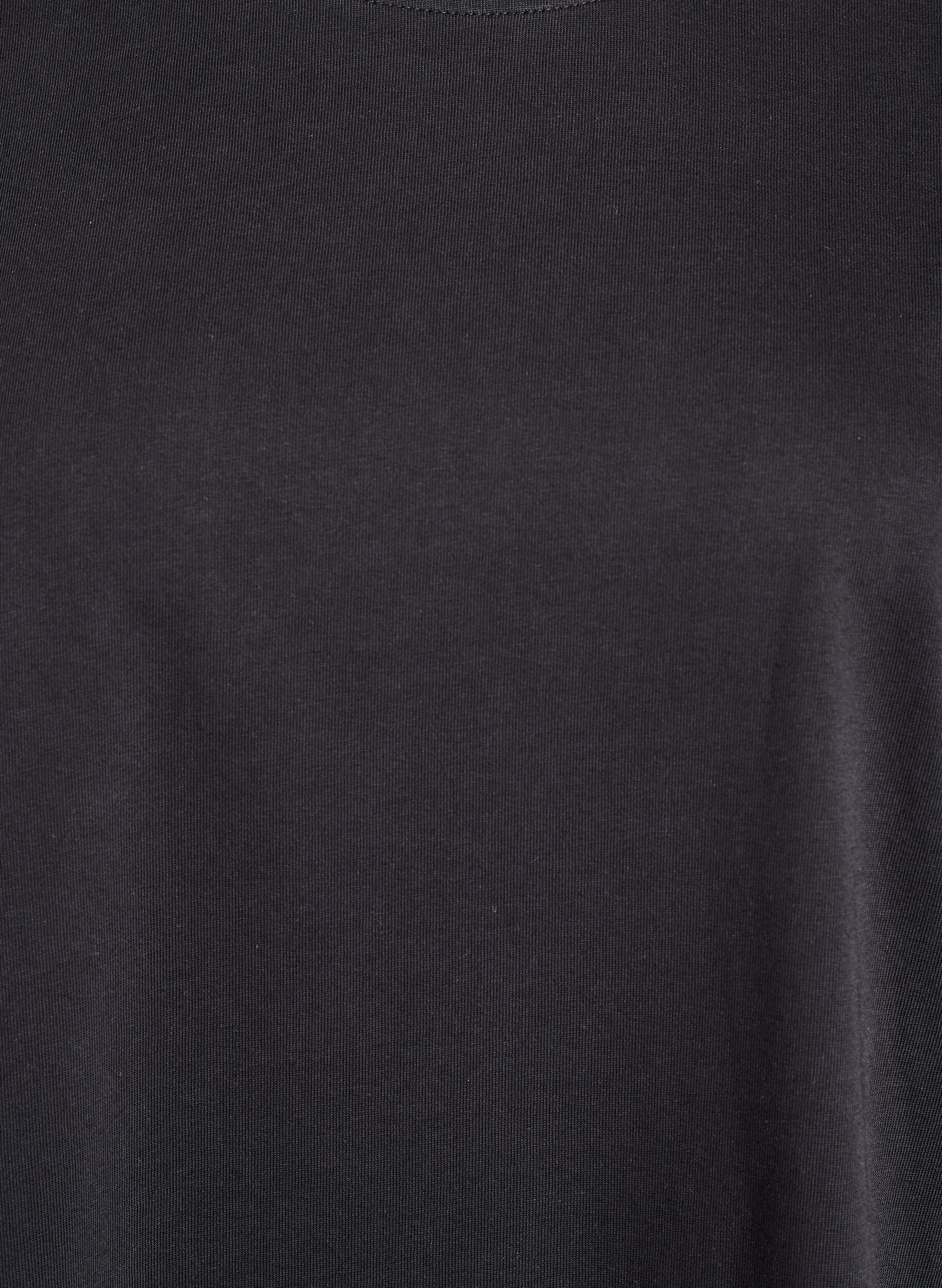 Zizzi V&auml;lj&auml; T-paita puolipitkill&auml; hihoilla, Musta, Packshot image number 2