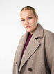 Lyhyt takki kaksoisnapituksella, Beige, Model image number 3