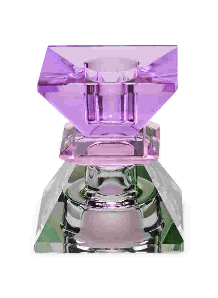 Kynttilänjalka kristallista, Violet/Olive Comb, Packshot image number 0