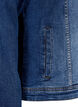 Lyhyt farkkutakki puuvillasta, Blue denim, Packshot image number 3