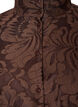 Bombertakki kukkakuvioisella jacquard-kuosilla, Ruskea, Packshot image number 2