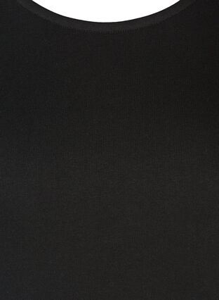 Puuvillainen svetarimekko taskuilla a-mallissa , Black, Packshot image number 2
