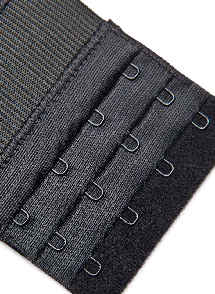 Rintaliivien jatke, jossa on 6 koukkua, Musta, Packshot image number 2