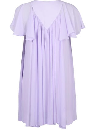 Väljä mekko lyhyillä hihoilla, Purple Heather, Packshot image number 1