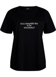 T-paita printill&auml;, Musta