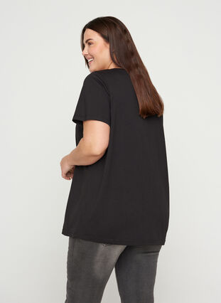 T-paita printillä, Black FUTURE , Model image number 1