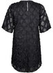 Lyhyt teksturoitu mekko, Black, Packshot image number 1