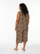 Culottes-housut kuosilla, Vihre&auml;, Model image number 1
