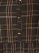 Ruudullinen midimekko kerroshelmalla, Ruskea, Packshot image number 2
