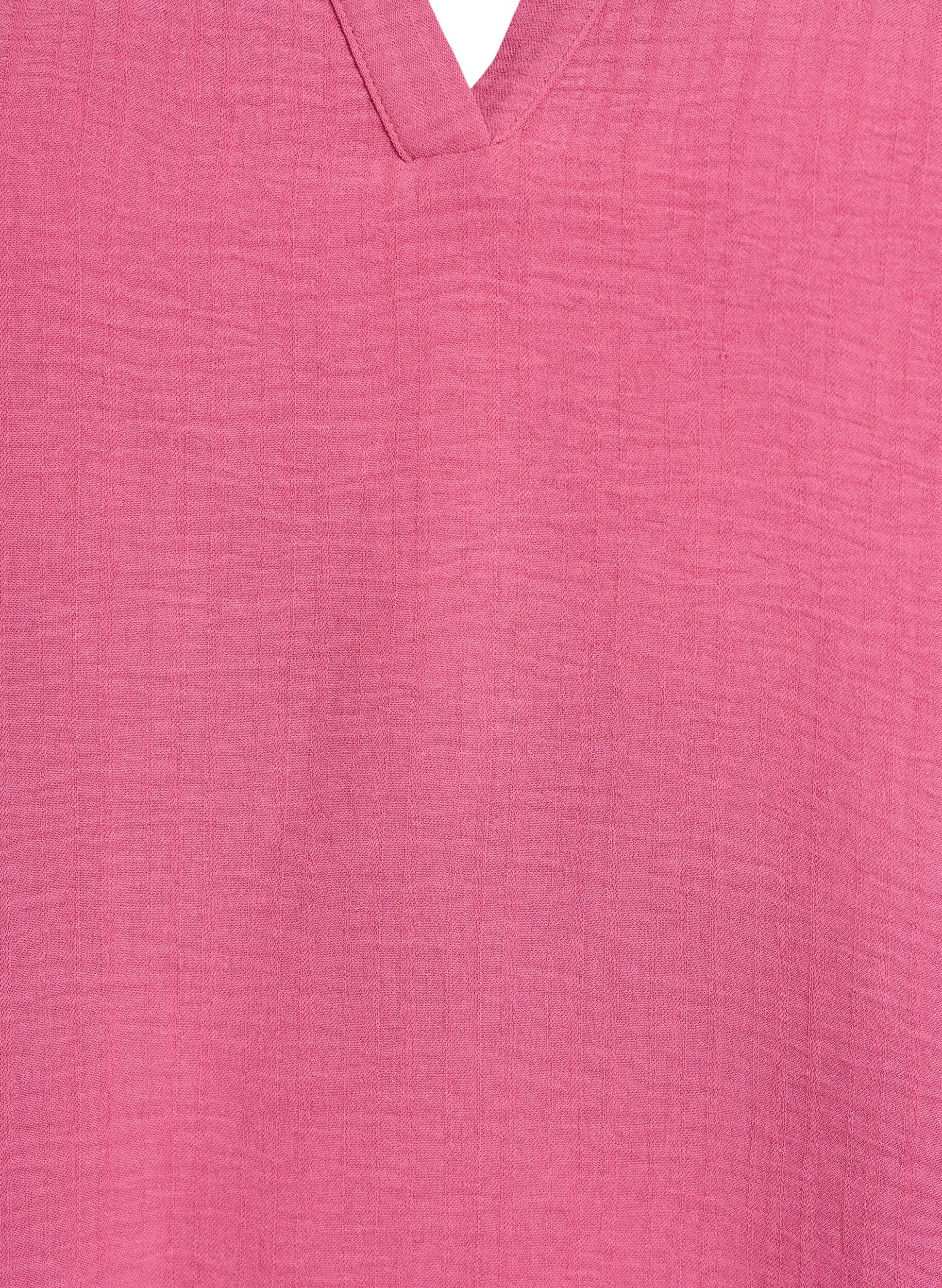 Zizzi Rento pusero lyhyill&auml; hihoilla, Punainen, Packshot image number 2