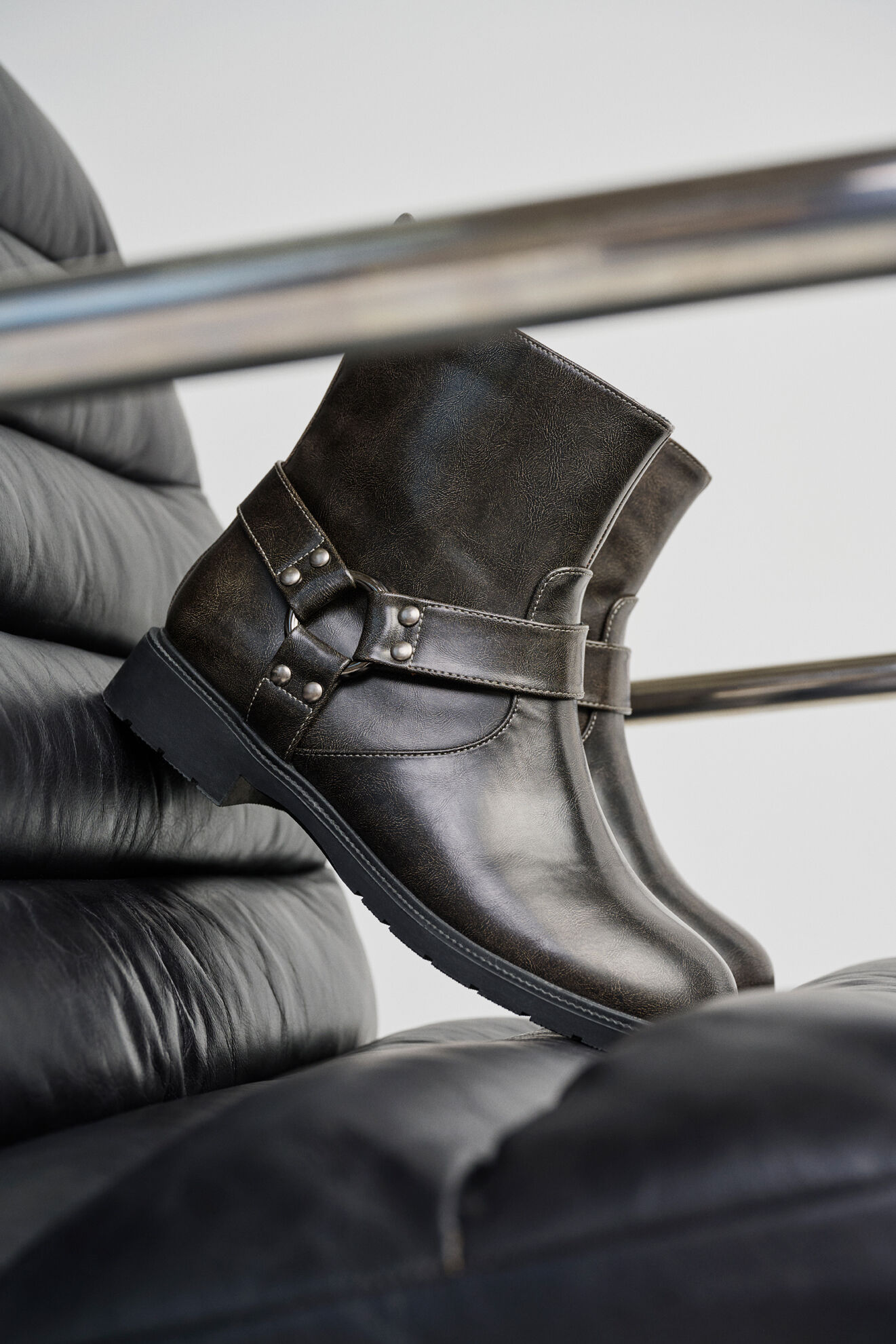 Zizzi Lyhyt biker boot, , Model