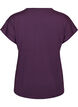 Yksiv&auml;rinen treeni-T-paita, Violetti, Packshot image number 1