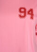 Lyhyt T-paitamekko sporttisilla yksityiskohdilla, Vaaleanpunainen, Packshot image number 2